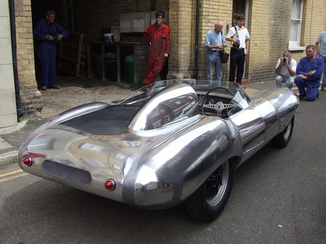Rear view of the completed Elva MK3