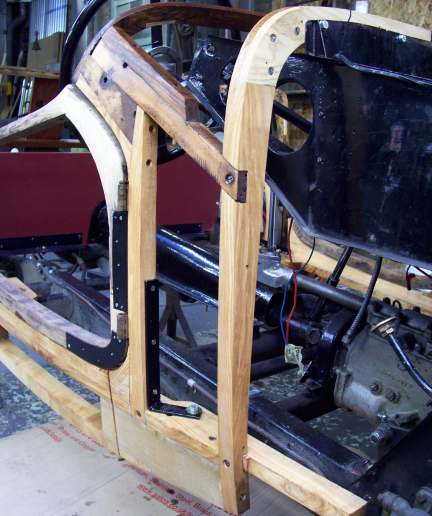 Image of a HRG ash wood frame door repair