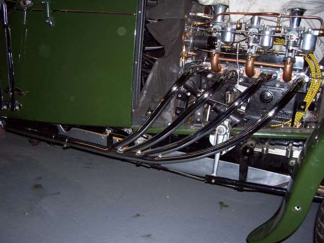 Image of a stainless steal exhaust system