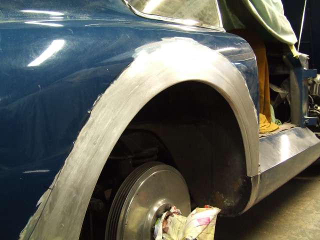 Image of the wheel arch completed