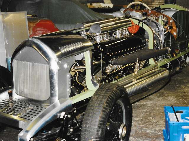 Image of the Rolls Royce Handlye special showing the front partly constructed