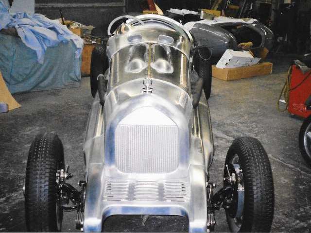 Image of the Rolls Royce Handlye special from the front with all bodywork in place
